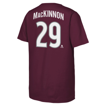 Colorado Avalanche gyerek póló NHL Flat Name & Number Short Sleeve Cotton