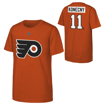Philadelphia Flyers gyerek póló NHL Flat Name & Number Short Sleeve Cotton