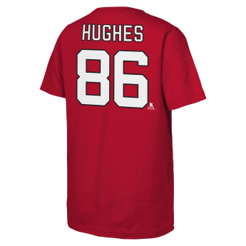 New Jersey Devils gyerek póló NHL Flat Name & Number Short Sleeve Cotton
