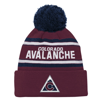 Colorado Avalanche gyerek téli sapka NHL 3rd Jersey Jacquard Cuff Pom