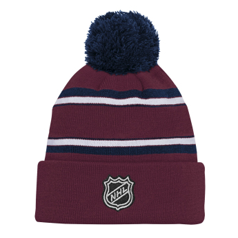 Colorado Avalanche gyerek téli sapka NHL 3rd Jersey Jacquard Cuff Pom