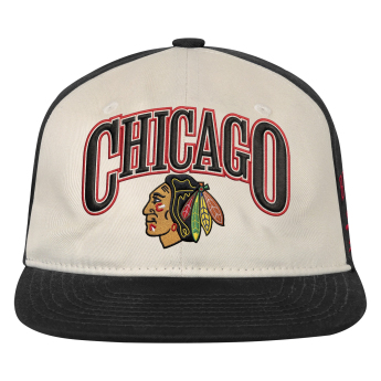 Dětská kšiltovka Chicago Blackhawks NHL Flatbrim Arch Deadstock Snapback