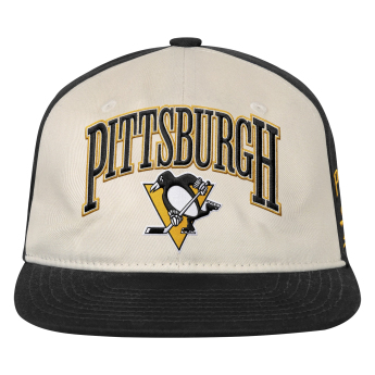 Dětská kšiltovka Pittsburgh Penguins NHL Flatbrim Arch Deadstock Snapback