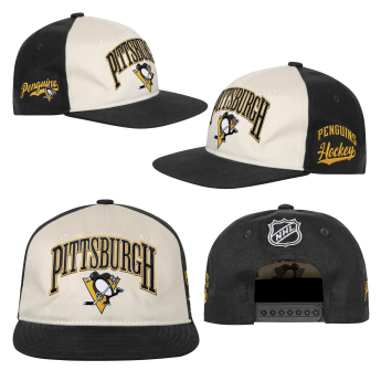 Pittsburgh Penguins gyerek baseball sapka NHL Flatbrim Arch Deadstock Snapback