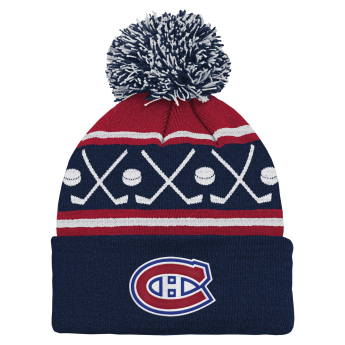 Montreal Canadiens gyerek téli sapka NHL Face-Off Cuff Pom