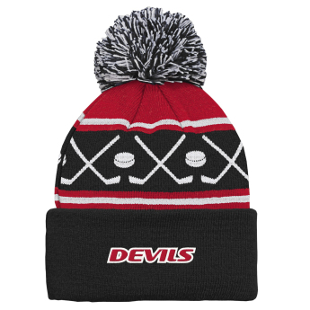 New Jersey Devils gyerek téli sapka NHL Face-Off Cuff Pom