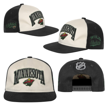Minnesota Wild gyerek baseball sapka NHL Flatbrim Arch Deadstock Snapback