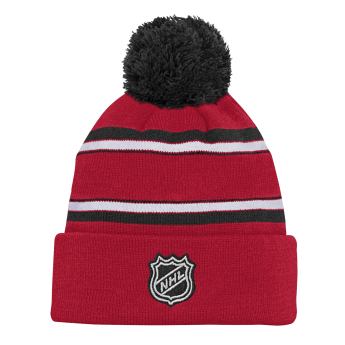Chicago Blackhawks gyerek téli sapka NHL 3rd Jersey Jacquard Cuff Pom