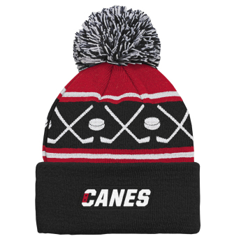 Carolina Hurricanes gyerek téli sapka NHL Face-Off Cuff Pom