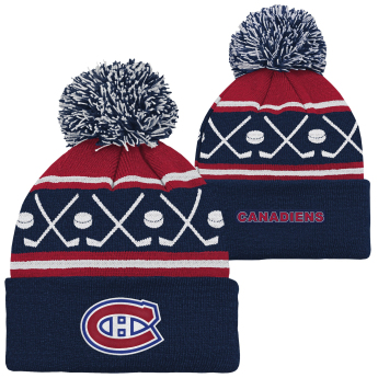 Montreal Canadiens gyerek téli sapka NHL Face-Off Cuff Pom