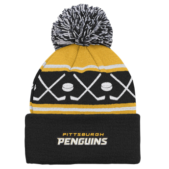 Pittsburgh Penguins gyerek téli sapka NHL Face-Off Cuff Pom