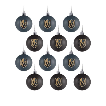 Vegas Golden Knights Karácsonyi díszek NHL 12 Pack Ball Ornament Set