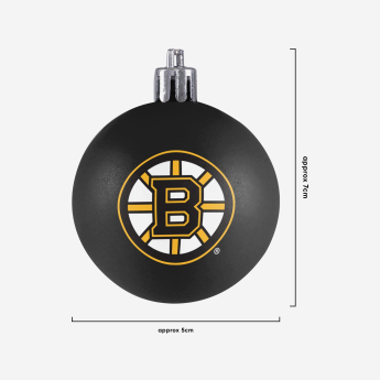 Boston Bruins Karácsonyi díszek NHL 12 Pack Ball Ornament Set