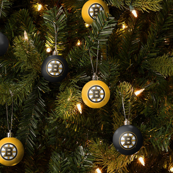 Boston Bruins Karácsonyi díszek NHL 12 Pack Ball Ornament Set