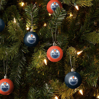 Edmonton Oilers Karácsonyi díszek NHL FOCO 12 Pack Ball Ornament Set