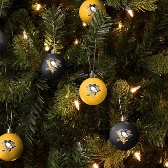 Pittsburgh Penguins Karácsonyi díszek NHL 12 Pack Ball Ornament Set