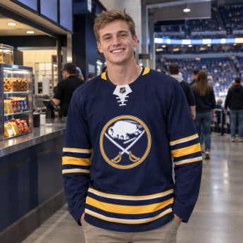 Buffalo Sabres hoki mez blue adizero Home Authentic Pro