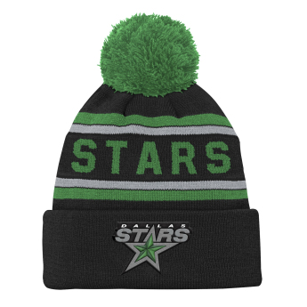 Dallas Stars gyerek téli sapka NHL 3Rd Jersey Jacquard Cuff Pom