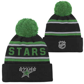 Dallas Stars gyerek téli sapka NHL 3Rd Jersey Jacquard Cuff Pom