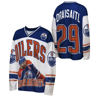 Edmonton Oilers gyerek póló Leon Draisaitl #29 NHL Player Polyester Top