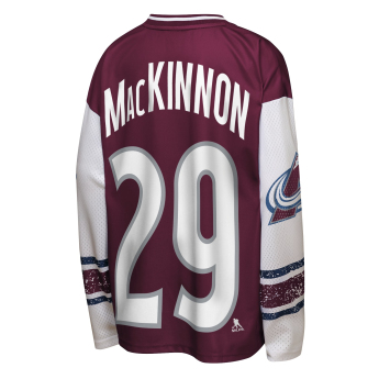 Colorado Avalanche gyerek póló Nathan MacKinnon #29 NHL Player Polyester Top