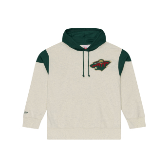 Minnesota Wild férfi pulóver NHL Retro Roots French Terry Hoodie