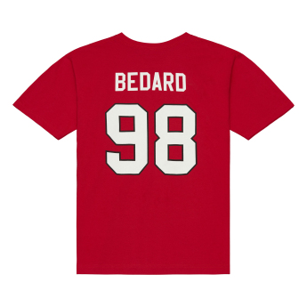 Chicago Blackhawks férfi póló NHL Connor Bedard #98 N&N Classic Tee