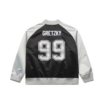 Los Angeles Kings férfi kabát NHL Wayne Gretzky #99 Player Lightweight Satin Jacket