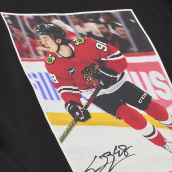 Chicago Blackhawks férfi pulóver NHL Connor Bedard #98 Player Fleece Hoodie