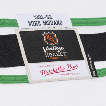 Minesota North Stars hoki mez NHL Mike Modano #9 1991 Power Play White Jersey