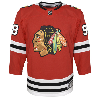 Chicago Blackhawks gyerek jégkorong mez Connor Bedard #98 NHL Premier Home/Team