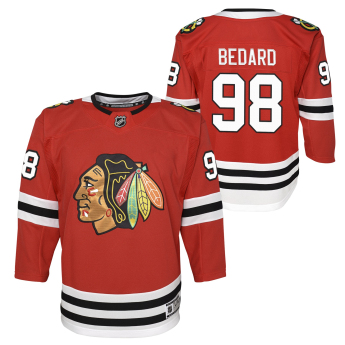 Chicago Blackhawks gyerek jégkorong mez Connor Bedard #98 NHL Premier Home/Team