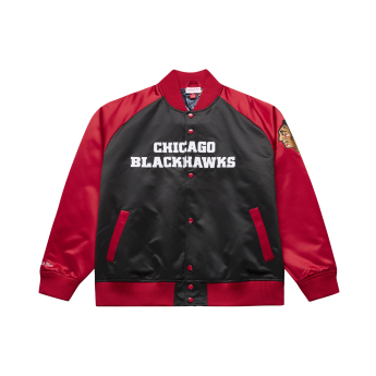 Chicago Blackhawks férfi kabát NHL Connor Bedard #98 Player Lightweight Satin Jacket