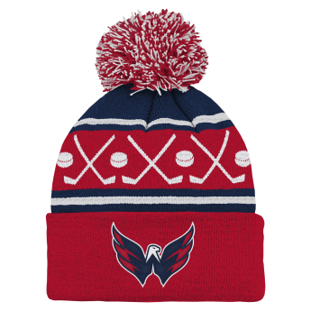 Washington Capitals gyerek téli sapka NHL Face-Off Cuff Pom