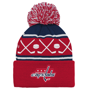 Washington Capitals gyerek téli sapka NHL Face-Off Cuff Pom