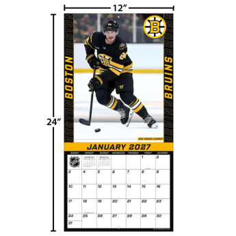 Boston Bruins naptár NHL 2027 Wall