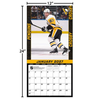 Pittsburgh Penguins naptár NHL #87 Sidney Crosby 2027