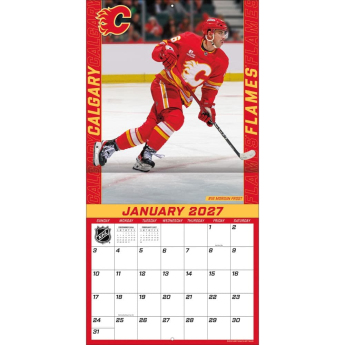 Calgary Flames naptár NHL 2027 Wall