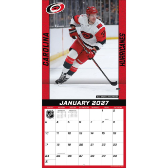 Carolina Hurricanes naptár NHL 2027 Wall