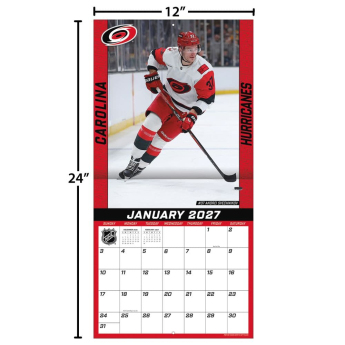 Carolina Hurricanes naptár NHL 2027 Wall