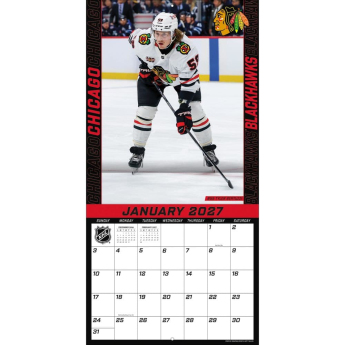 Chicago Blackhawks naptár NHL 2027 Wall