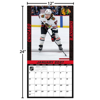 Chicago Blackhawks naptár NHL 2027 Wall