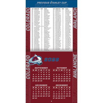 Colorado Avalanche naptár NHL 2027 Wall