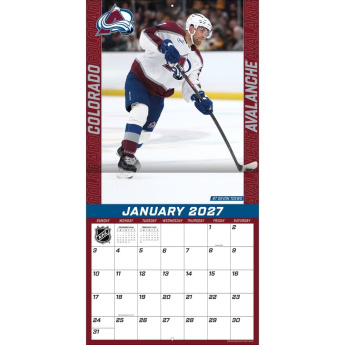 Colorado Avalanche naptár NHL 2027 Wall