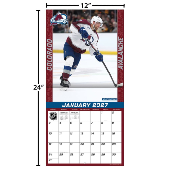 Colorado Avalanche naptár NHL 2027 Wall