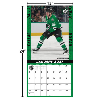 Dallas Stars naptár NHL 2027 Wall