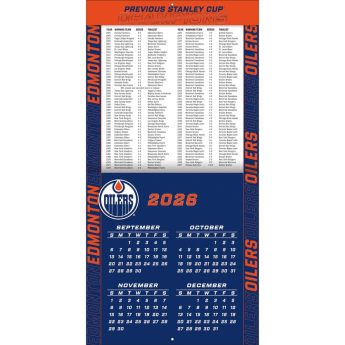 Edmonton Oilers naptár NHL 2027 Wall