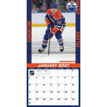Edmonton Oilers naptár NHL 2027 Wall