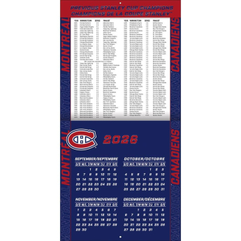 Montreal Canadiens naptár NHL 2027 Wall