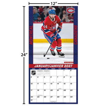 Montreal Canadiens naptár NHL 2027 Wall